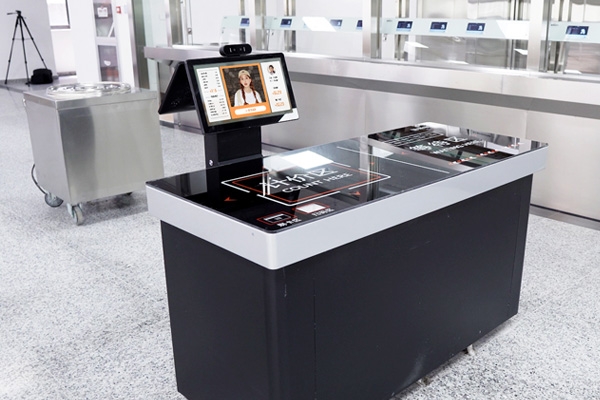 智慧餐台结算界面，结算时显示当餐菜品营养成分