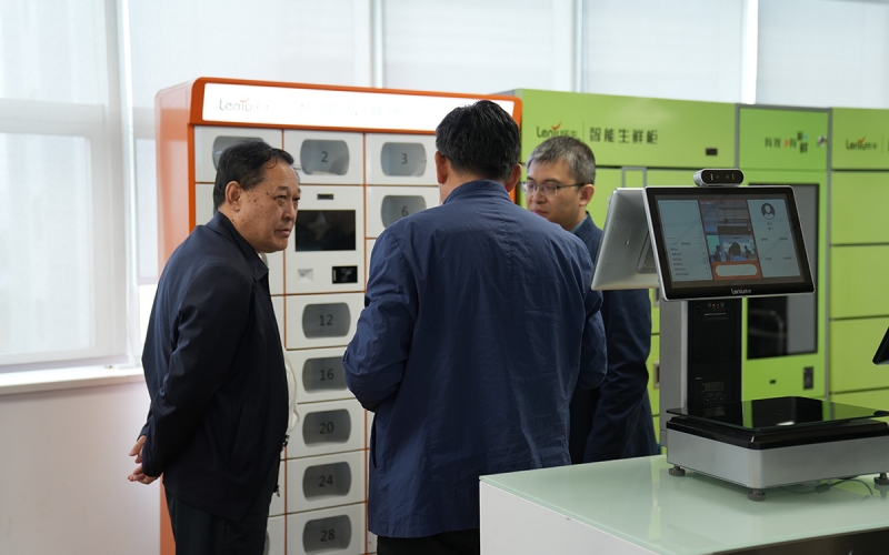 甘肃省高等学校后勤管理研究会参观团来宁考察我司智慧食堂项目